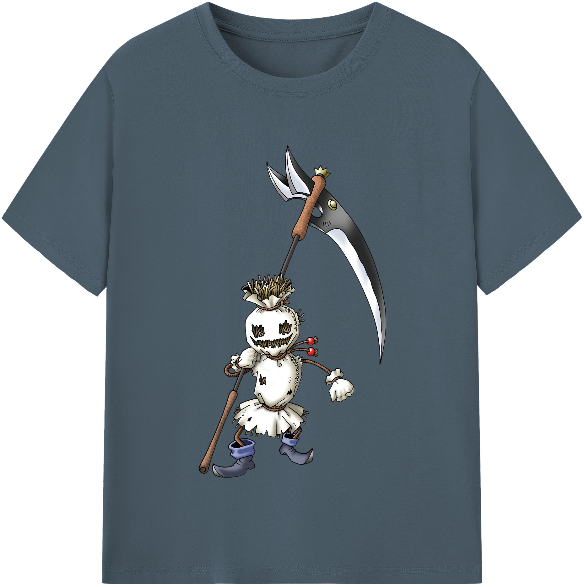 （画像用） ドラゴンクエスト Doragon Kuesuto Dragon Quest 綿100％半袖Tシャツ（フロントプリント）